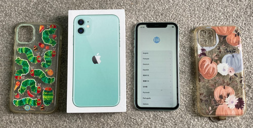 Apple iphone green 128gb - apple,