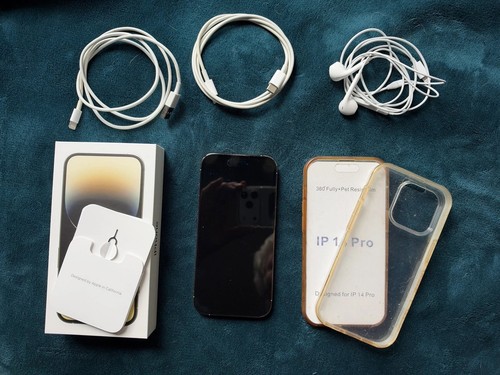 Apple iphone pro - 14, gold